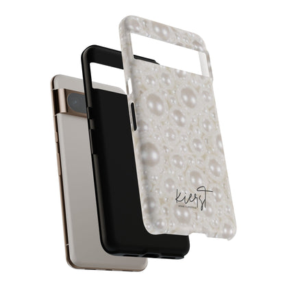 Various Pearls Google Pixel Case | Refined Shine Everyday Style