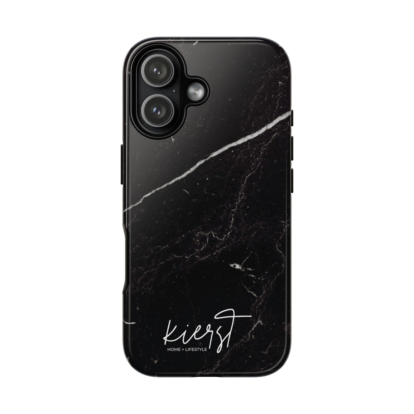 Black Marble iPhone Case
