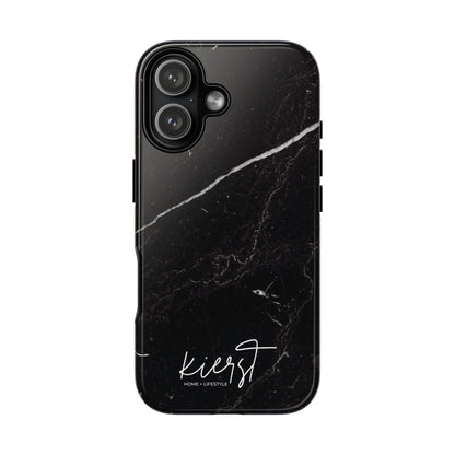 Black Marble iPhone Case