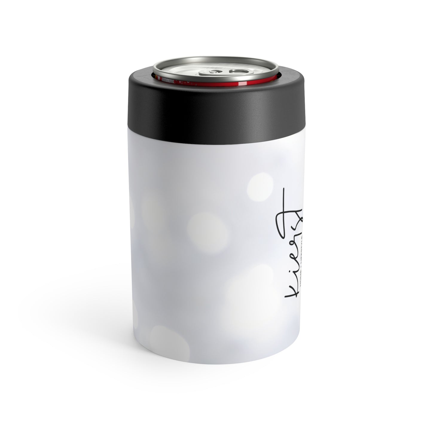 White Sparkle Can Holder