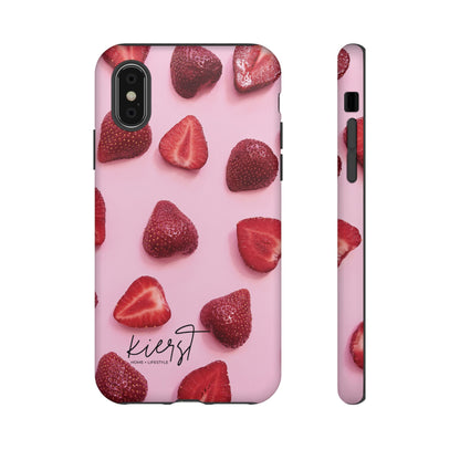 Strawberries iPhone Case | A Sweet Statement Rooted in Soft Luxury