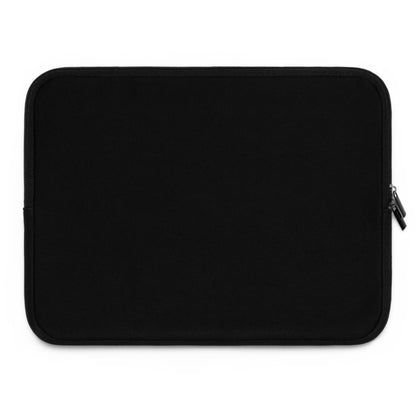 Grey on Black Leopard Laptop Sleeve