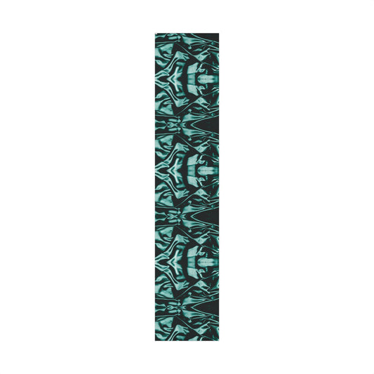 Emerald Satin Print Gift Wrapping Paper