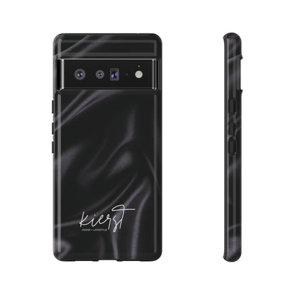 Black Silk Print Google Pixel Phone Case