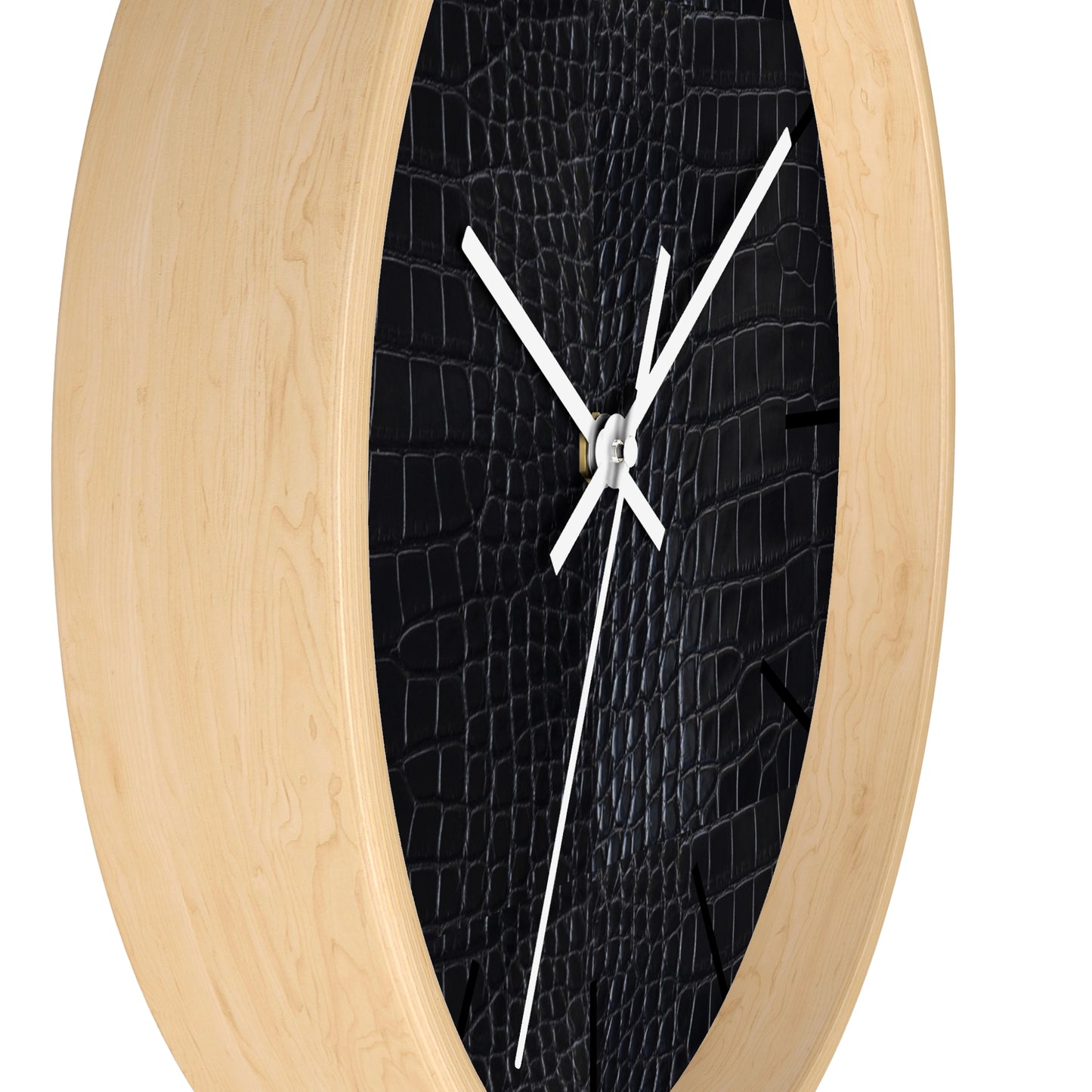 Black Crocodile Wall Clock