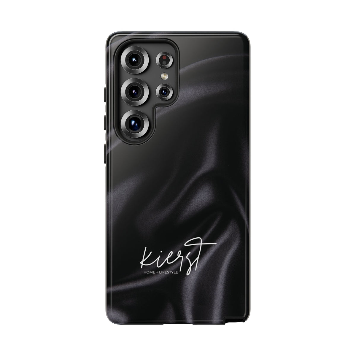 Black Silk Print Samsung Galaxy Phone Case