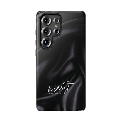 Black Silk Print Samsung Galaxy Phone Case