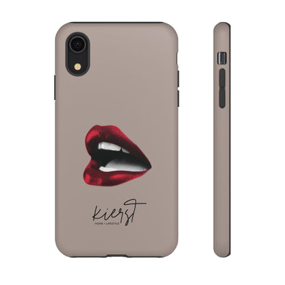 Retro Red Lips iPhone Case | Pop Art Meets Polished