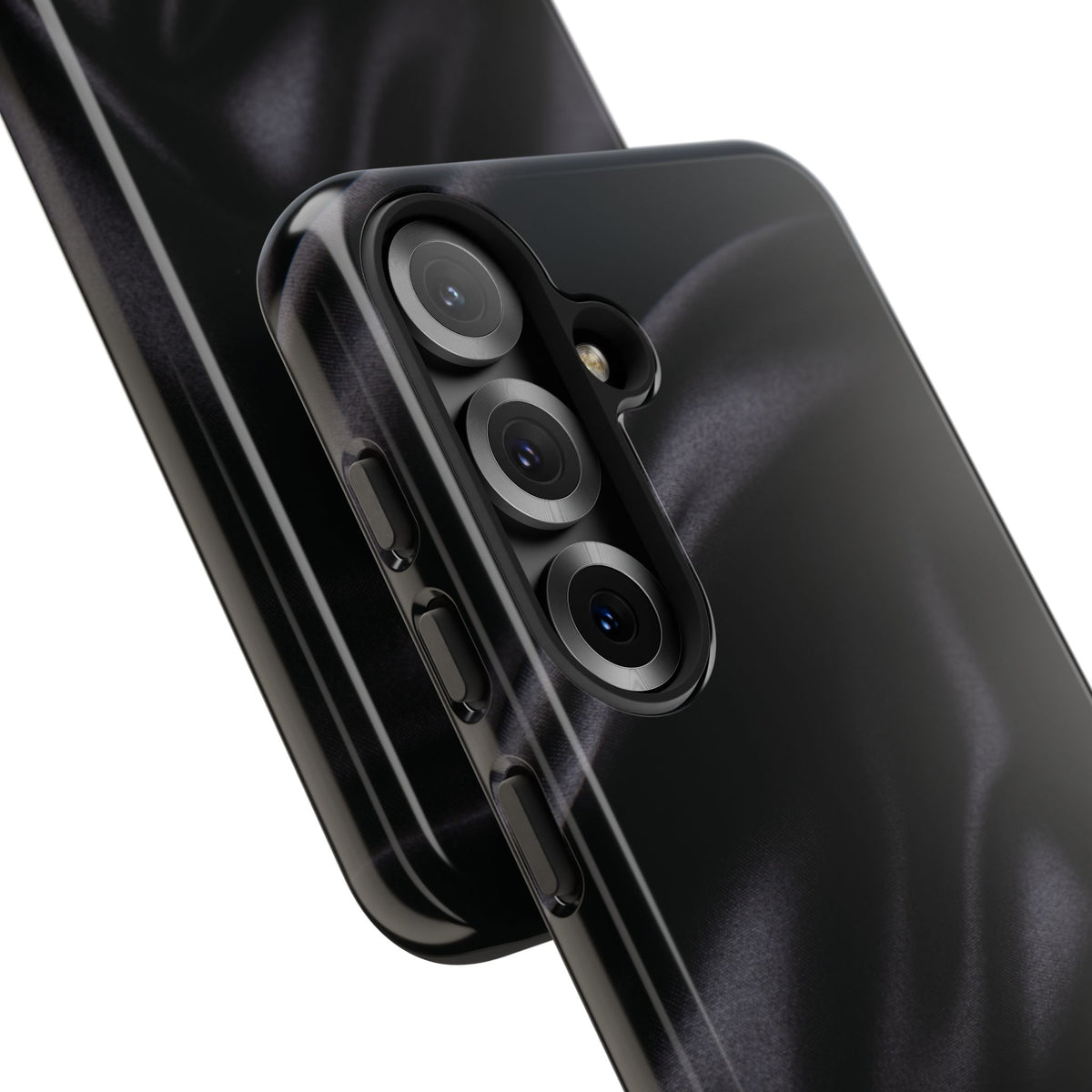 Black Silk Print Samsung Galaxy Phone Case