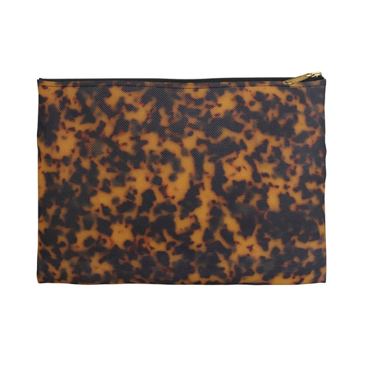 Tortoise Print Accessory Pouch | Classic with an Edge