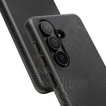 Black + Grey Snake Print Samsung Galaxy Phone Case