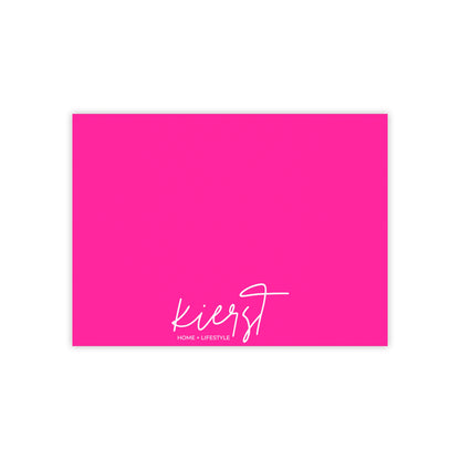kierst Signature Hot Pink Post-it® Note Pad | Vibrant Sticky Notes for Bold Desks