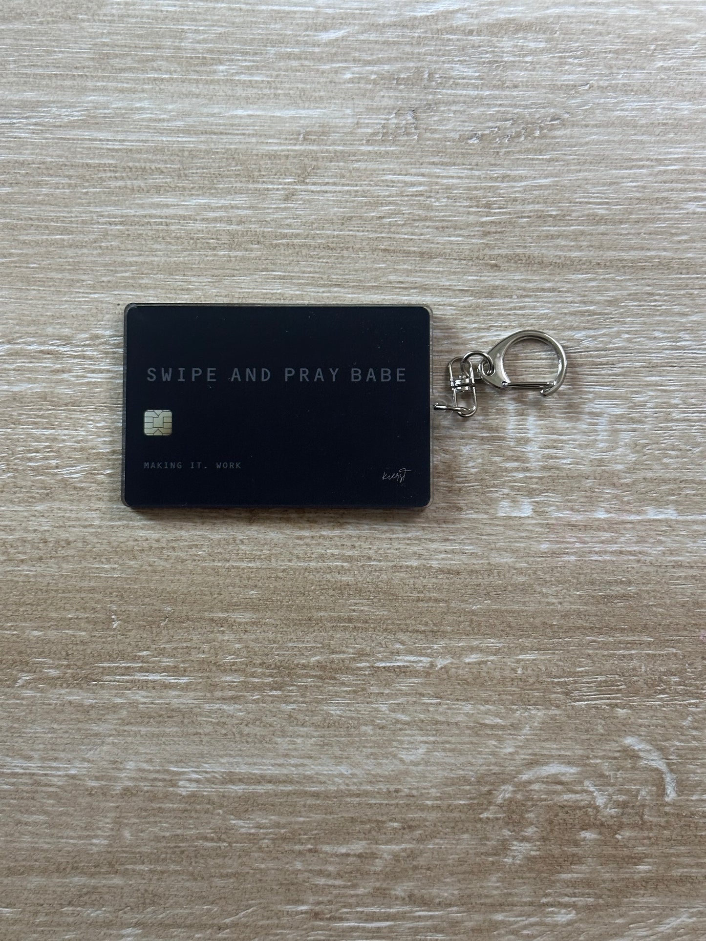 Swipe + Pray Keychain