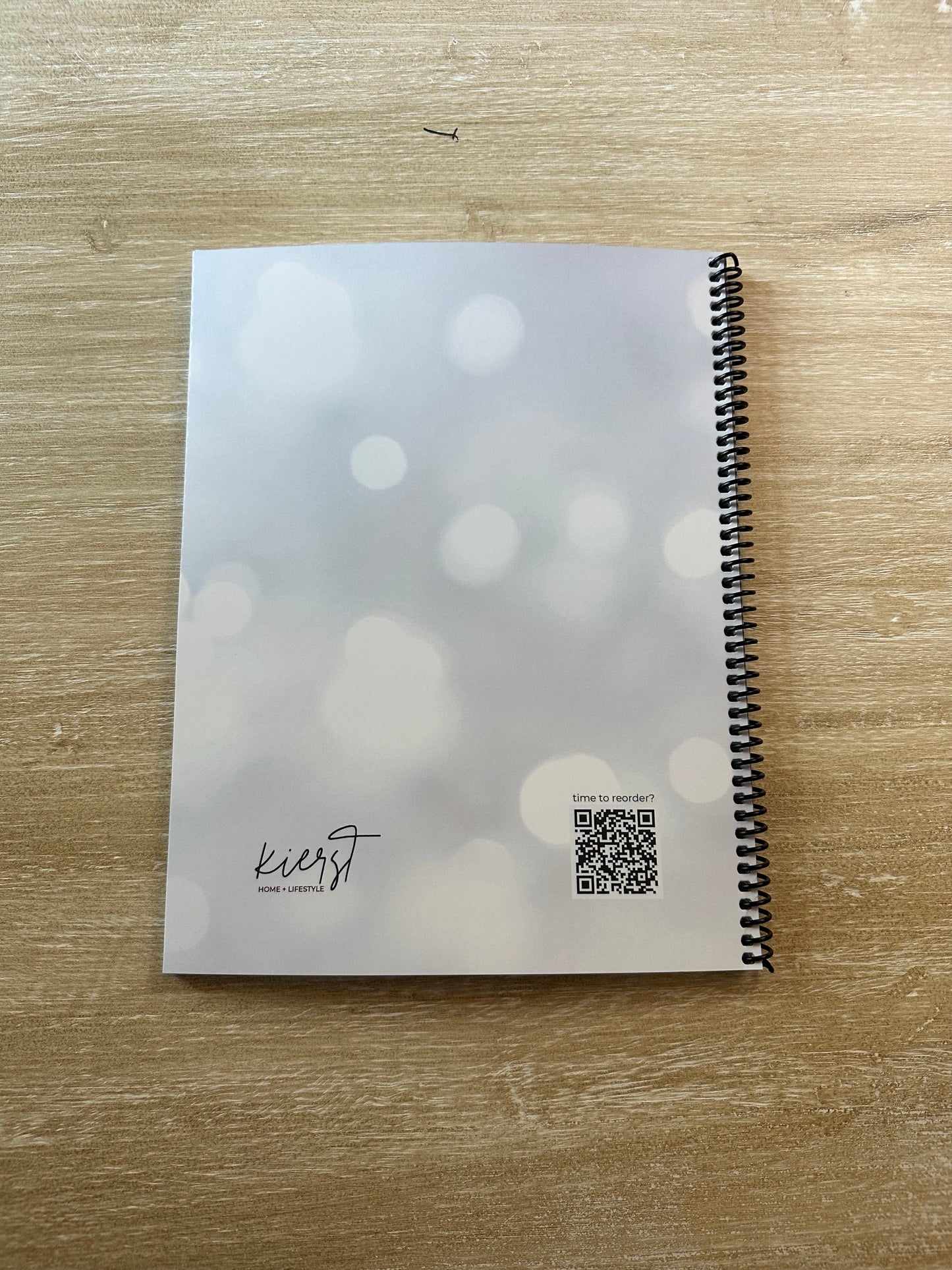 White Sparkle Notebook