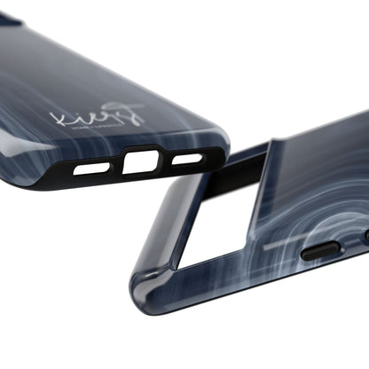 Navy Marble Google Pixel Phone Case