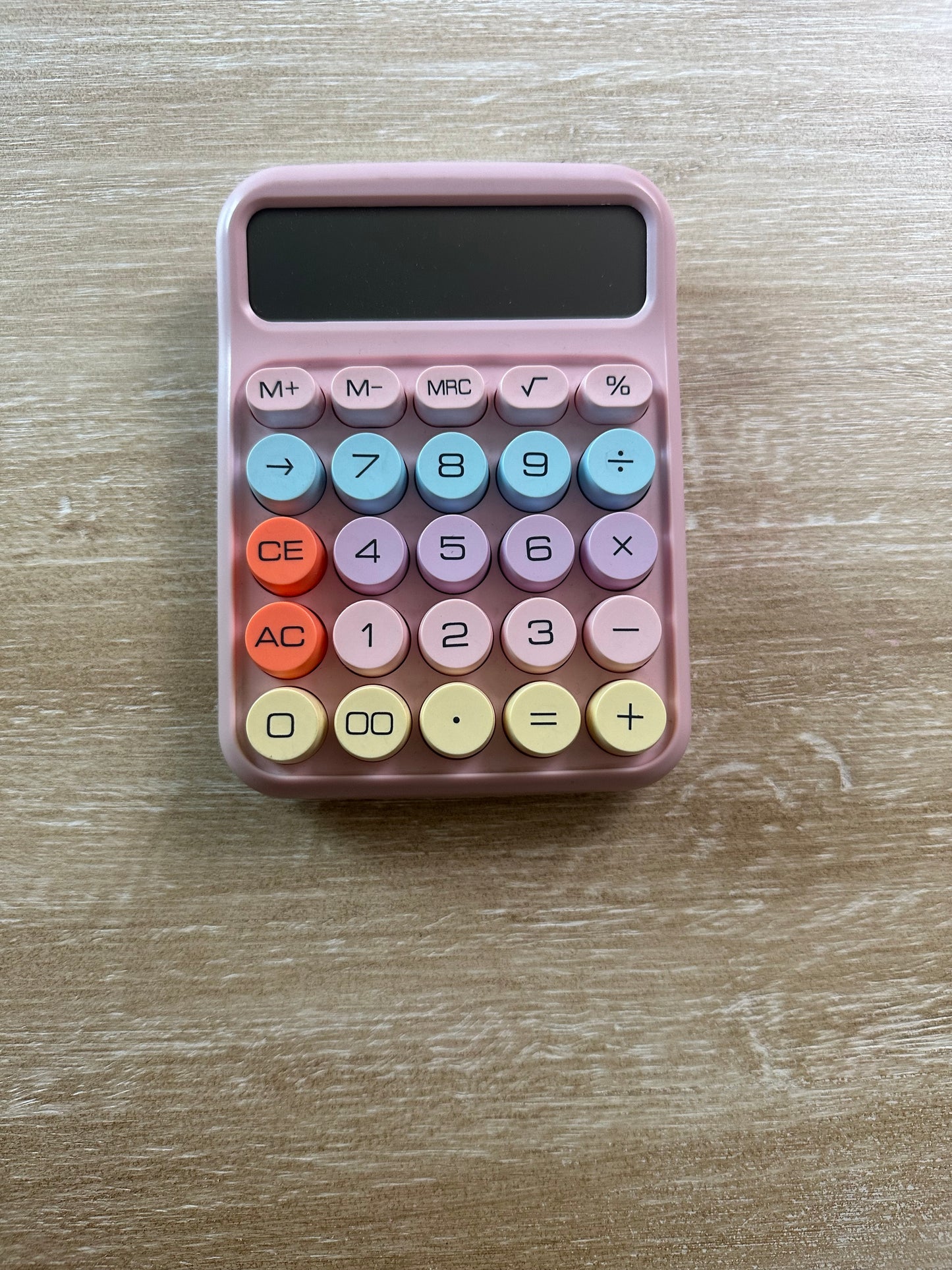 Small + Medium Colorful Desk Calculator