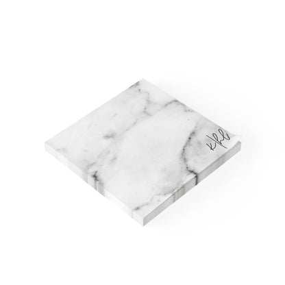 Lived-In Grey and White Marble Post-it® Note Pad