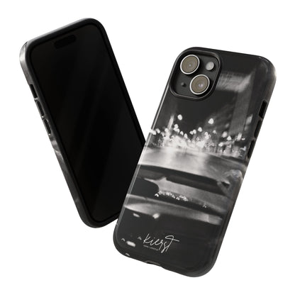 Faded Summer Nights iPhone Case | A Cinematic Blur of City Lights and Nostalgia