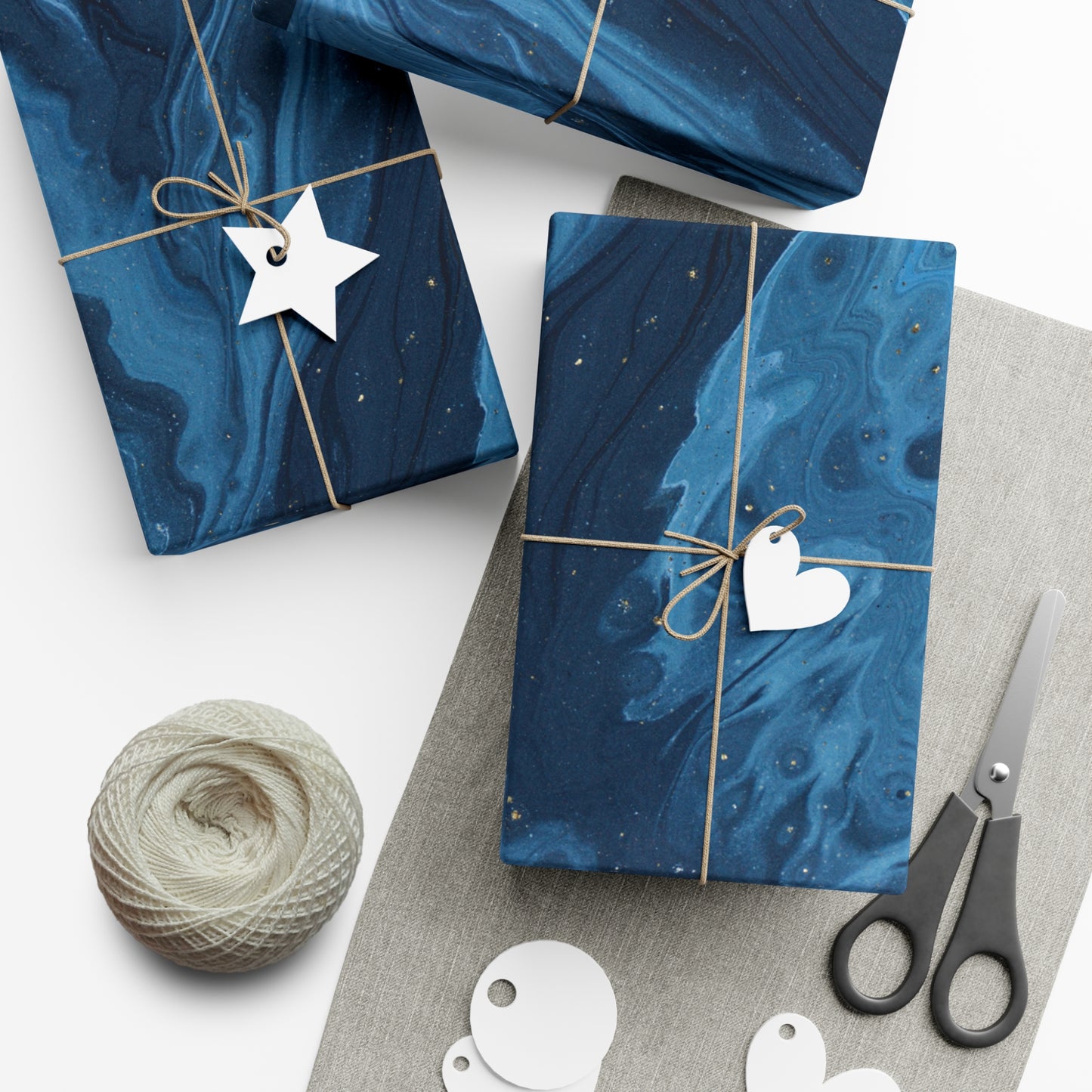 Blue Marble Gift Wrapping Paper