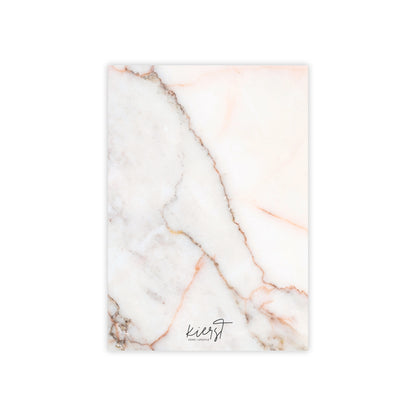 Warm White Marble Post-it® Note Pad | Elegant Stone-Inspired Sticky Notes for Office & Home
