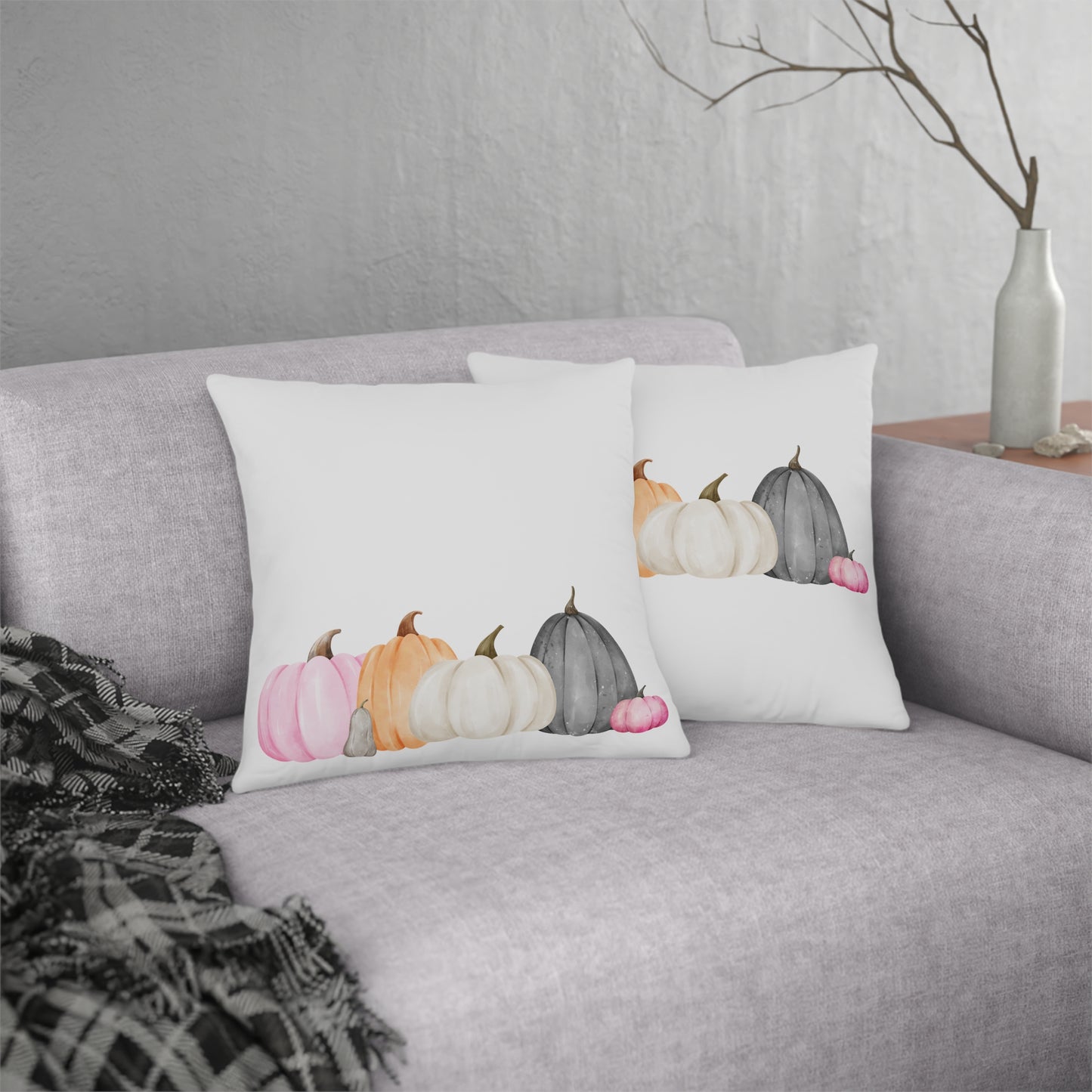 Watercolor Pumpkins Waterproof Pillows