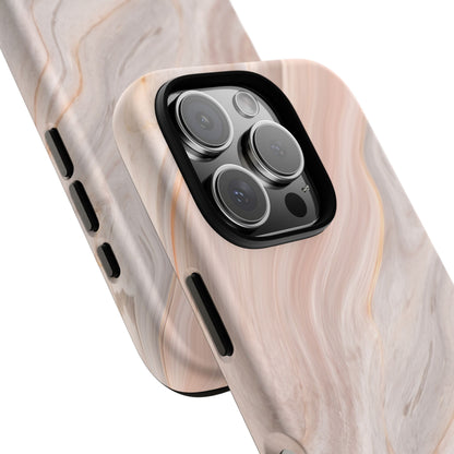 Blush Swirl Marble iPhone Case | Soft Curves, Strong Protection