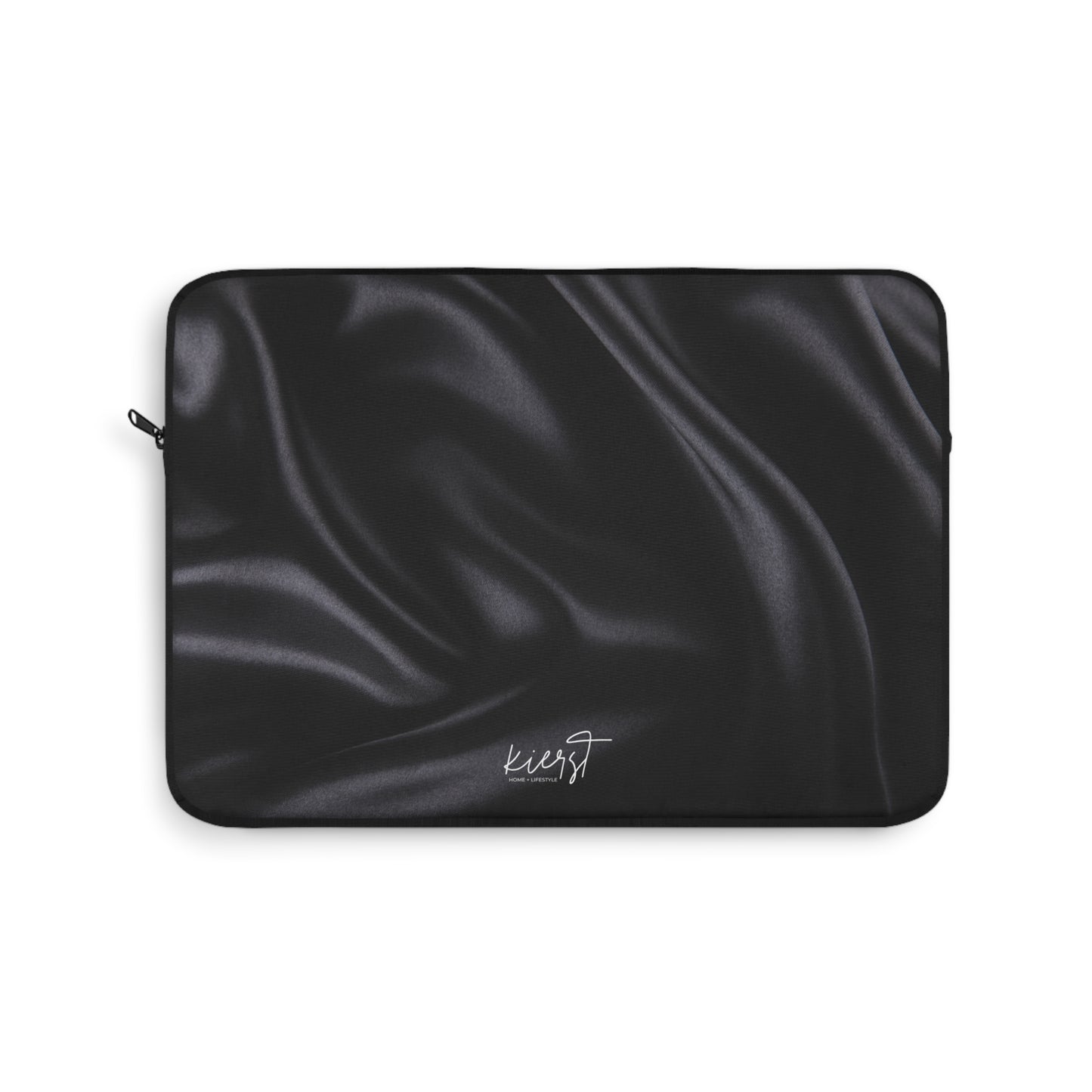 Black Silk Print Laptop Sleeve