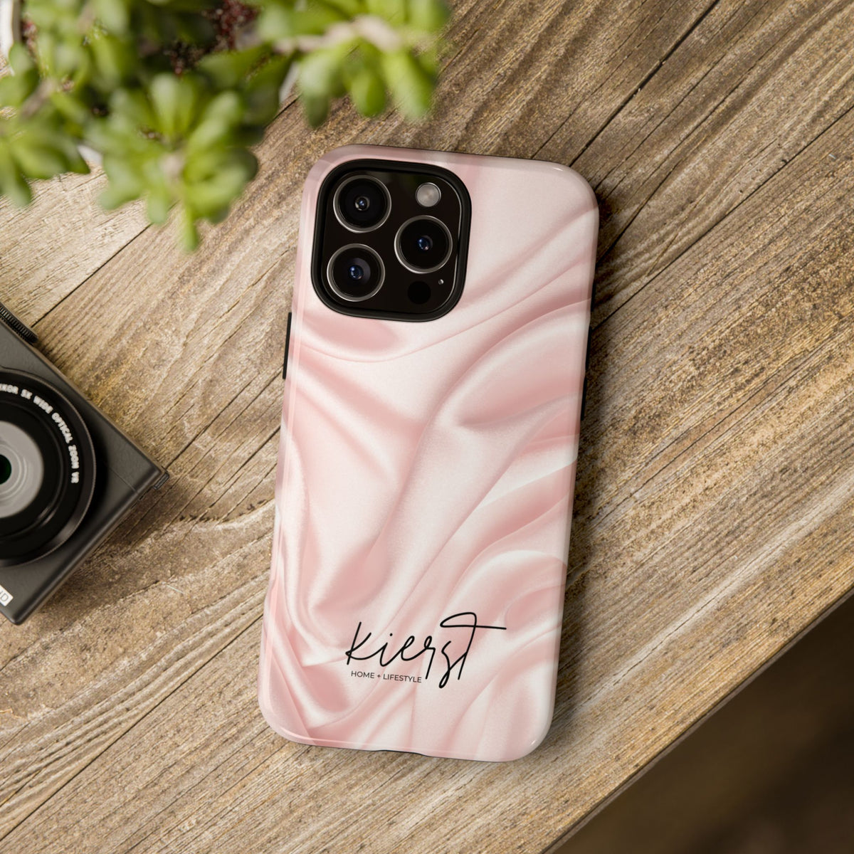 Pink Silk iPhone Case