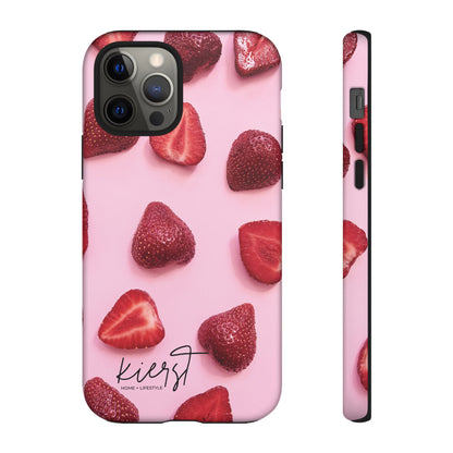 Strawberries iPhone Case | A Sweet Statement Rooted in Soft Luxury
