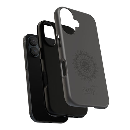 Black Mandala iPhone Case | Refined Calm in Every Curve