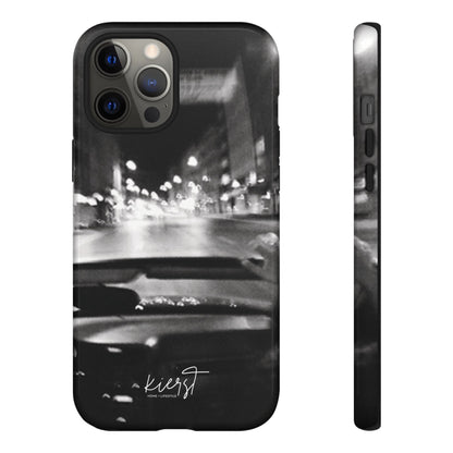 Faded Summer Nights iPhone Case | A Cinematic Blur of City Lights and Nostalgia