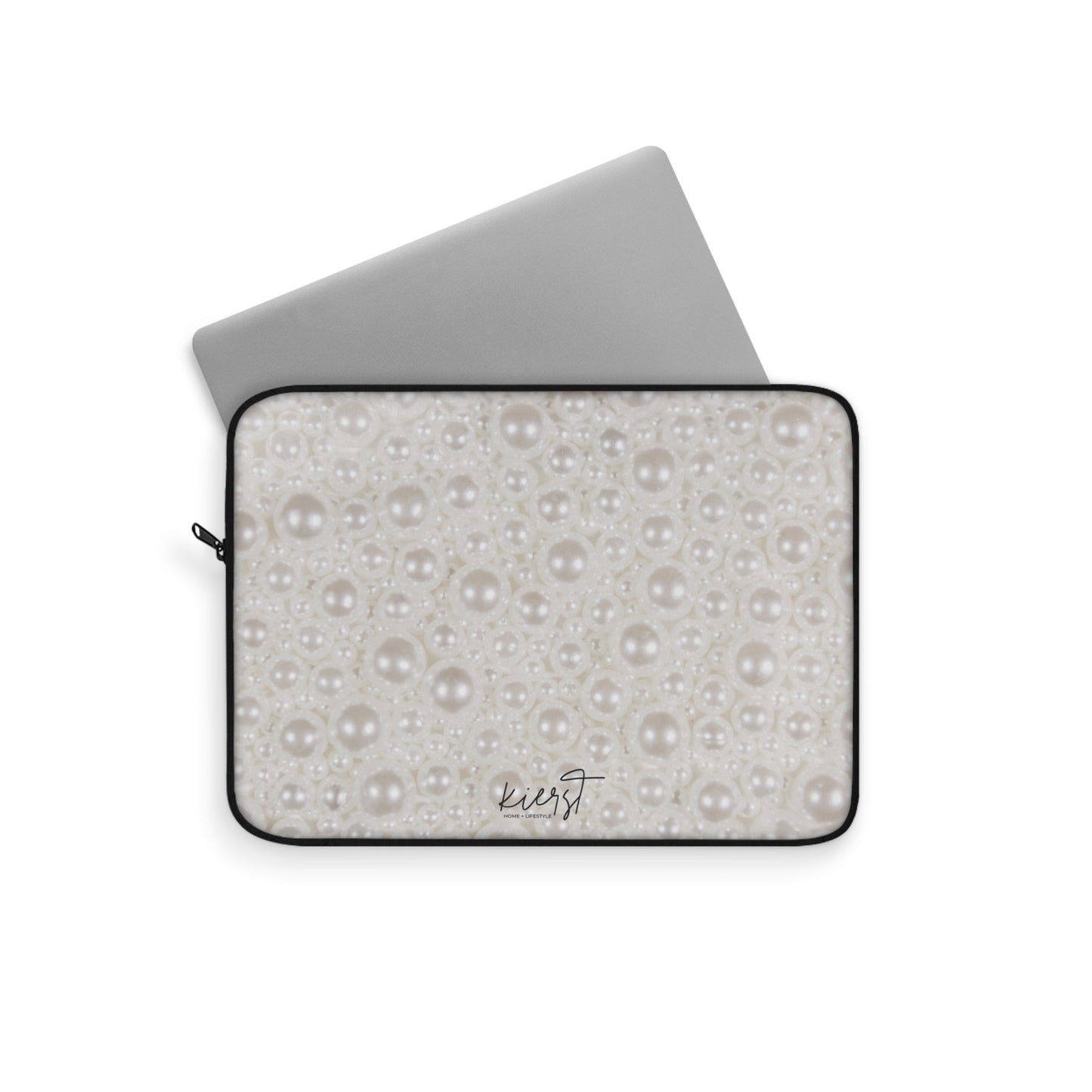 Various Pearls Laptop Sleeve | Glam Neutrals for Elevated Workspaces