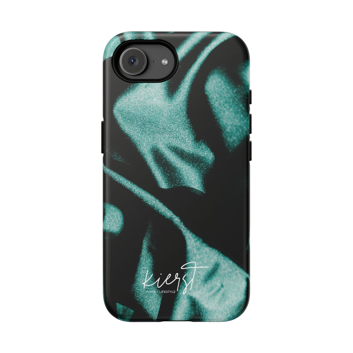 Emerald Silk Print iPhone Case