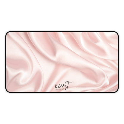Pink Silk Print Desk Mat
