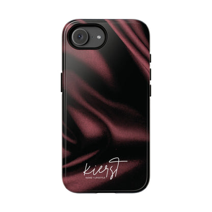 Signature Velvet Noir Silk Print iPhone Case