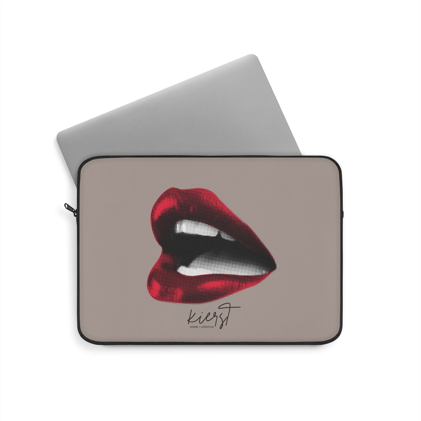 Vintage Red Lips Laptop Sleeve | Bold Glamour with a Retro Twist