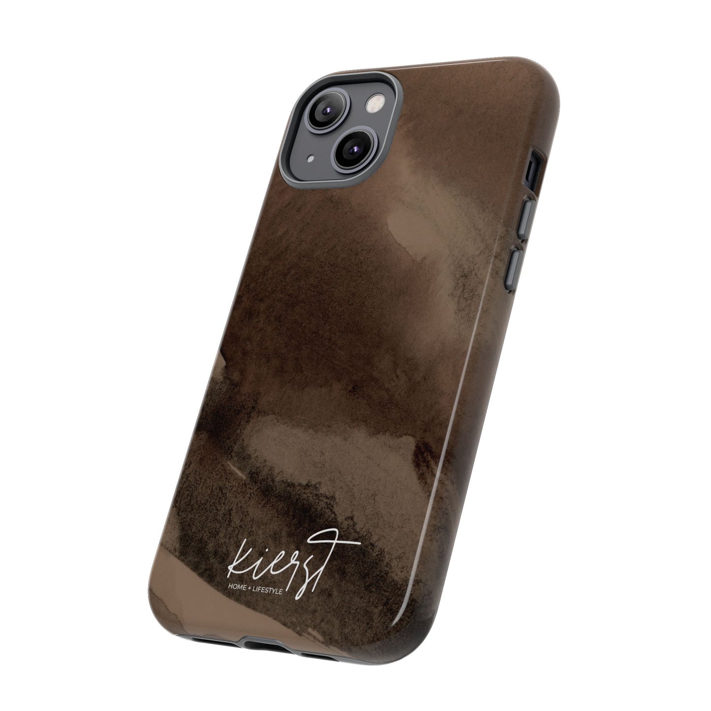 Brown Abstract iPhone Case