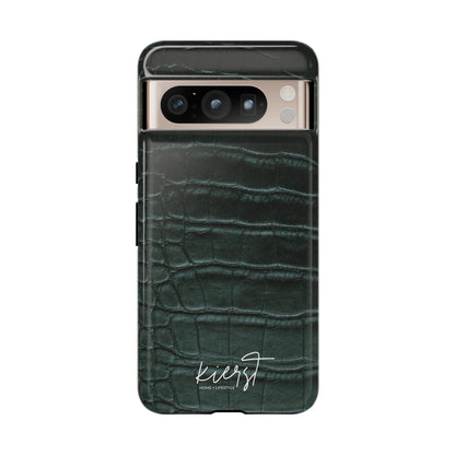 Emerald Crocodile Google Pixel Case | Luxe Texture, Everyday Strength