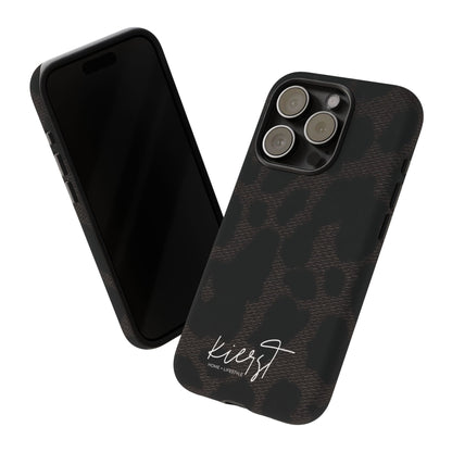 Black Leopard iPhone Case