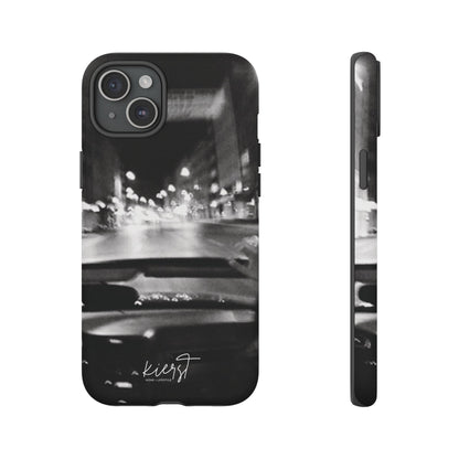 Faded Summer Nights iPhone Case | A Cinematic Blur of City Lights and Nostalgia