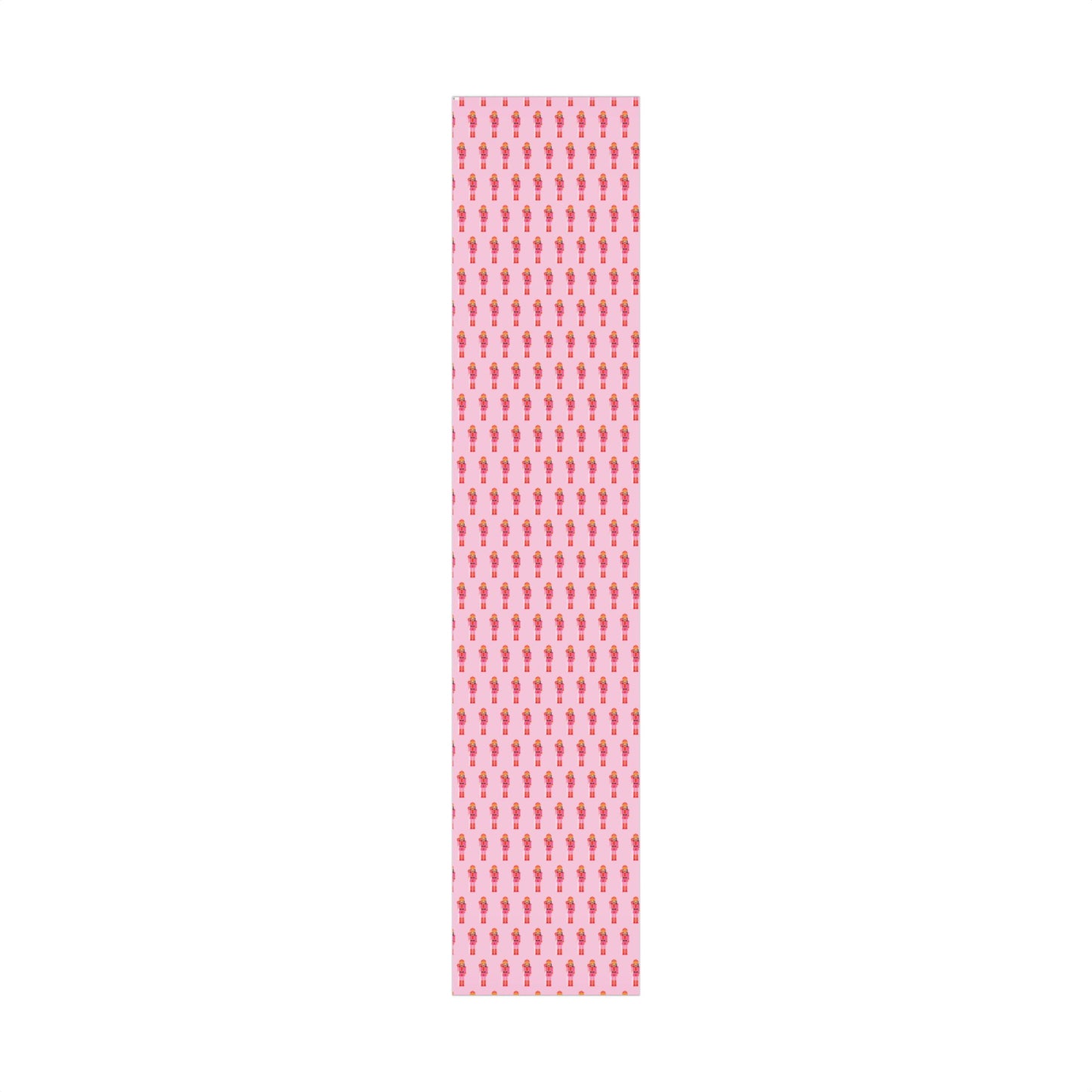 Fair Nutcracker on Pink Wrapping paper