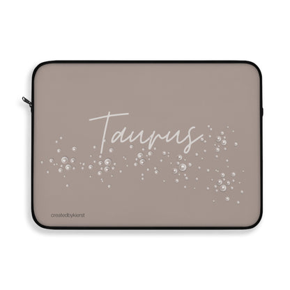 Taurus and Pearls Laptop Sleeve