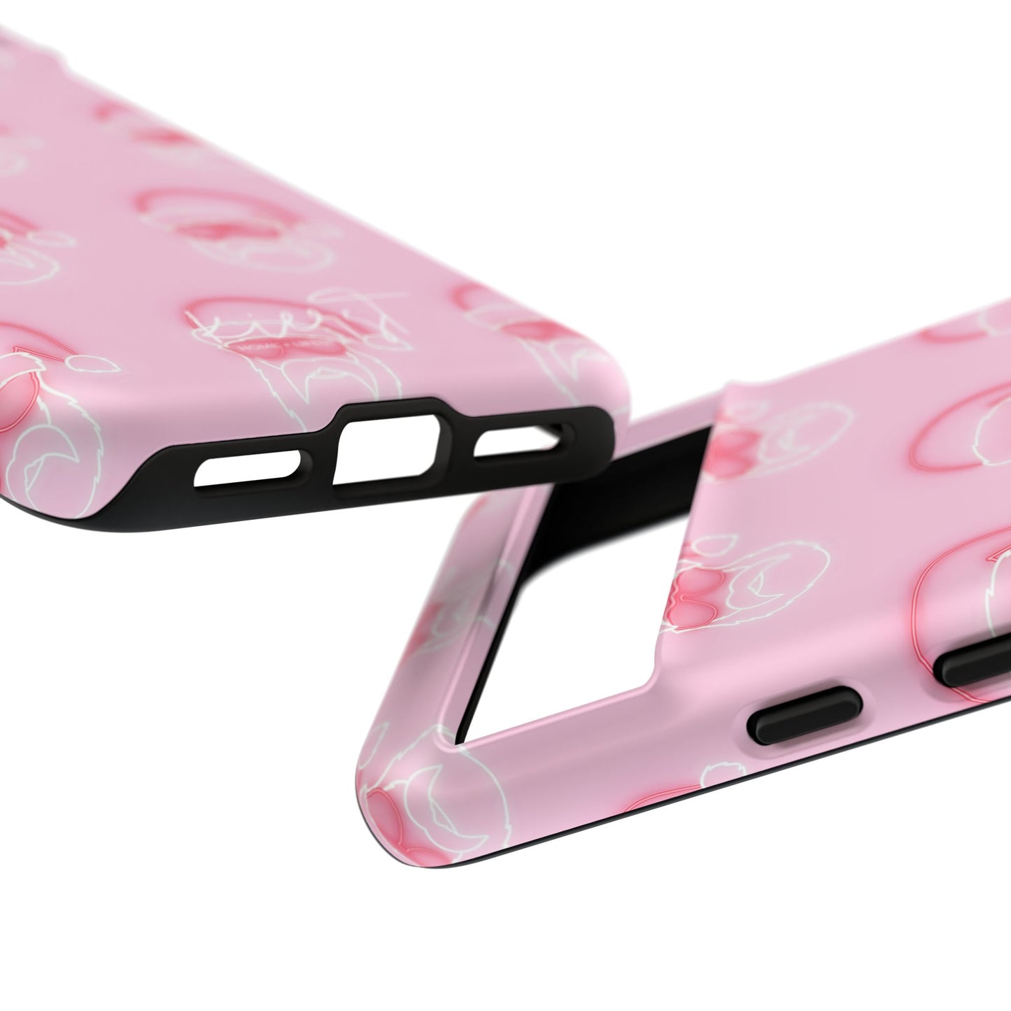 Holiday 25 Neon Sign Santa on Pink Google Pixel Phone Case