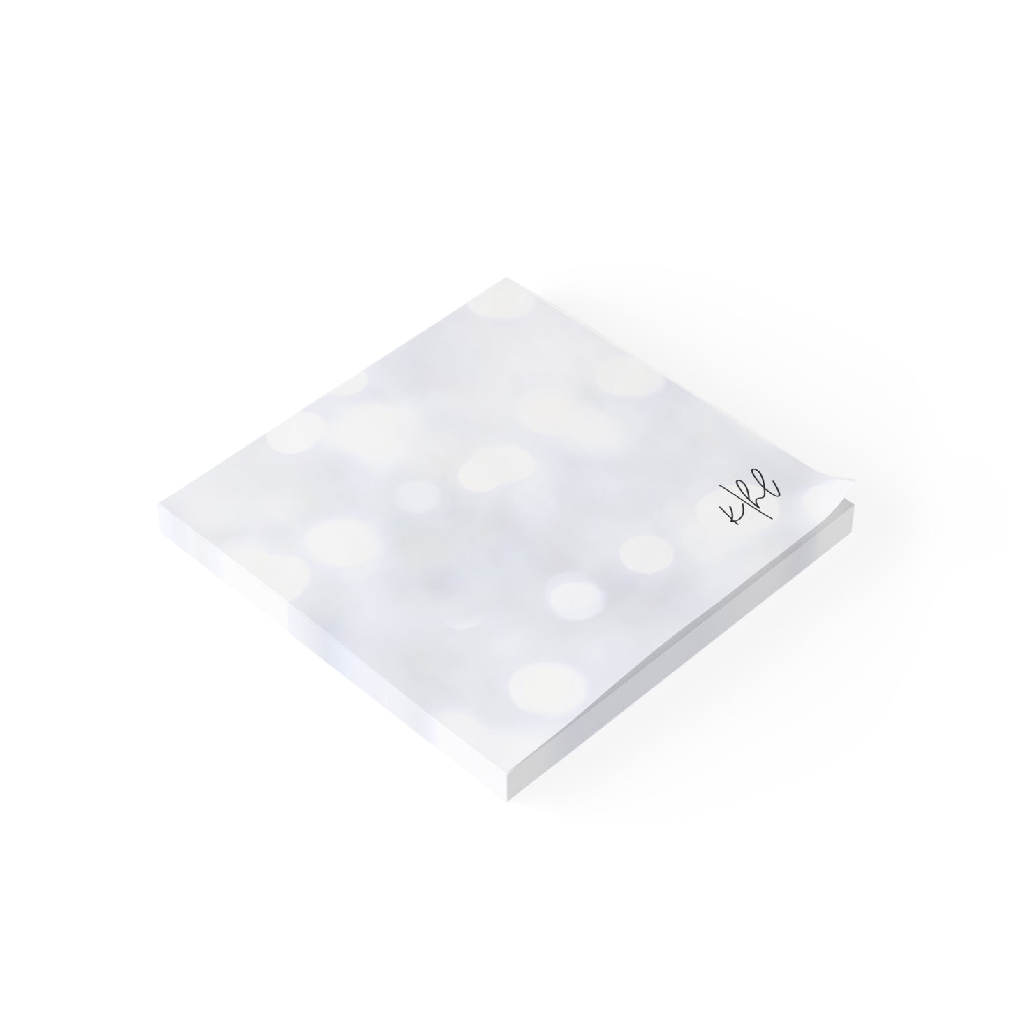 White Sparkle Post-it® Note Pad