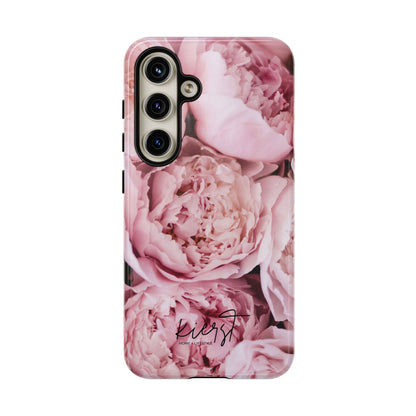 Pink Peonies Samsung Galaxy Case | A Floral Moment Lasts Longer Than Fresh Stems