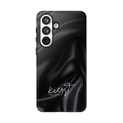 Black Silk Print Samsung Galaxy Phone Case