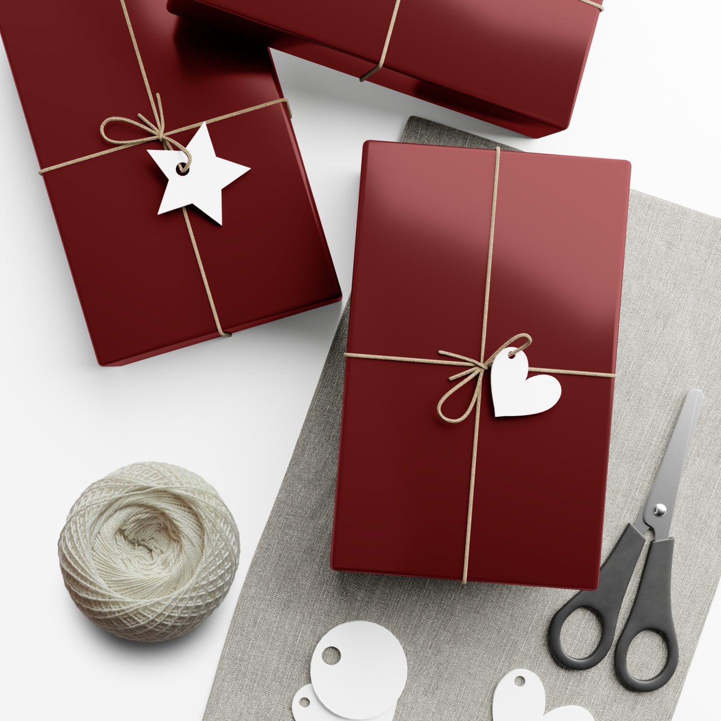 Deep Maroon Gift Wrapping Paper