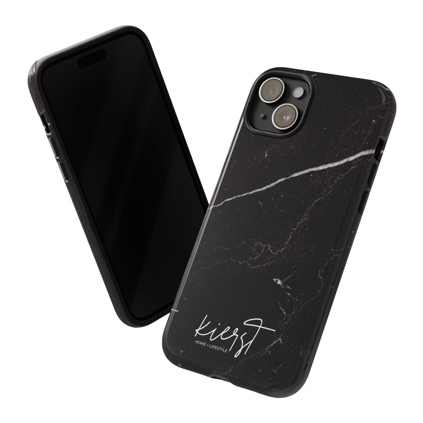 Black Marble iPhone Case