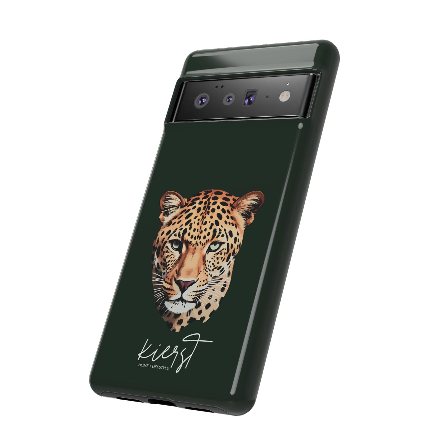 kierst Signature Midnight Pine Google Pixel Phone Case with Cheetah