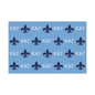 Dark Blue Fleur-de-lis White Kappa Kappa Gamma KKG Gift Wrapping Paper